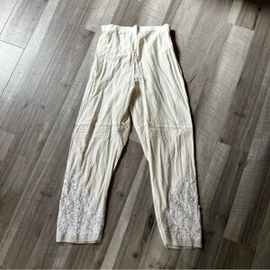 Vintage Cream Crop Pants